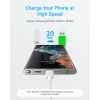 Anker Innovations 322 USB-C auf USB-C Kabel Nylon 0,9M 60W Weiß - Kabel - Digital/Daten (A81F5G21)