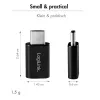 LogiLink BT0048A USB-C Bluetooth 5.3 Adapter, 20 m Reichweite, Schwarz
