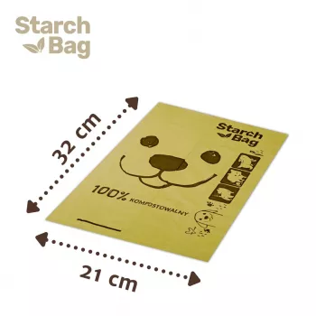 STARCH BAG - Hundekotbeutel - 1 x 15 Stück