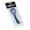CableMod ModMesh - SATA-Kabel - Serial ATA 150/300/600 - SATA (W) zu SATA (W) - 60 cm - Blau (CM-CAB-SATA-N60KB-R)