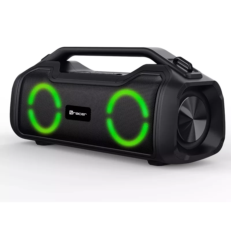 Stereo tragbarer Lautsprecher TRACER BigBoy TWS Bluetooth 40 W RMS, Bluetooth 5.3, 12 h Akku, Schwarz