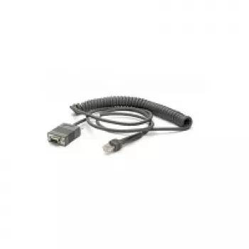 Zebra CBA-R71-C09ZAR serielles Kabel Schwarz 2,8 m RS232 DB9