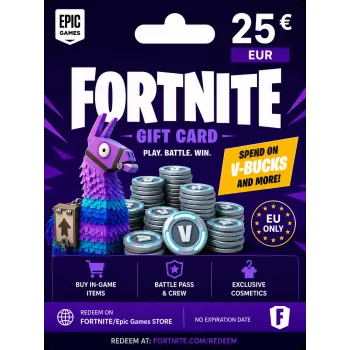 Fortnite Geschenkkarte 25 EUR - Epic Games digitaler Code