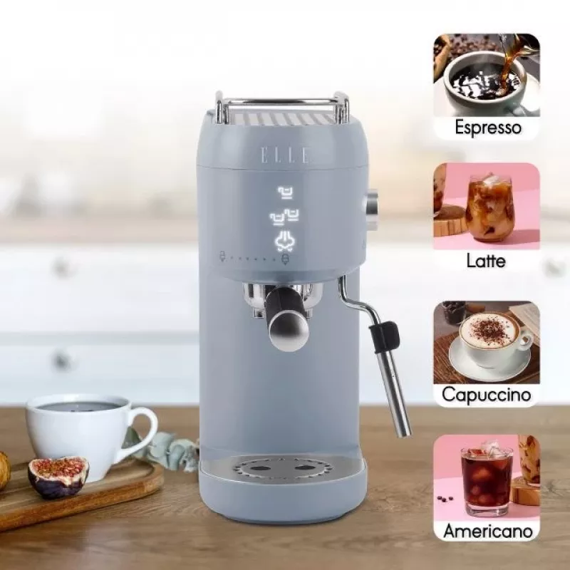 ELLE EKCMP801BUEU Kaffeemaschine, blau