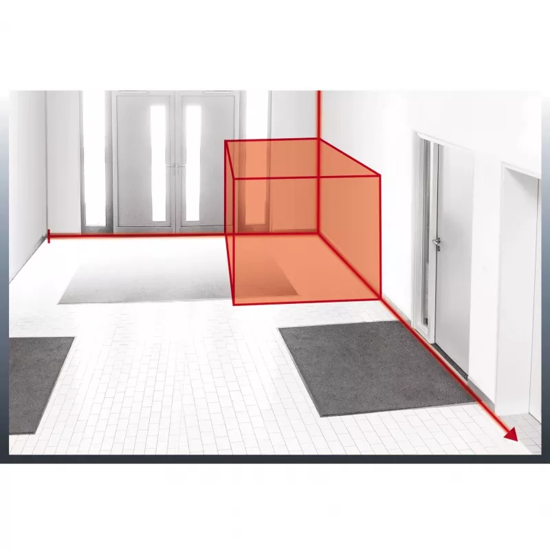 Laser-Entfernungsmesser TC-LD 50, Entfernungsmesser schwarz/rot, Entfernungen von 5 cm – 50 Meter