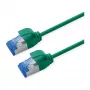 ROLINE Patchkabel Cat.6A (Klasse EA) S/FTP (PiMF), LSOH, PoE, grün, 5 m