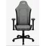 Aerocool Crown AeroSuede universeller Gaming-Stuhl mit gepolsterter Sitzfläche, Steingrau