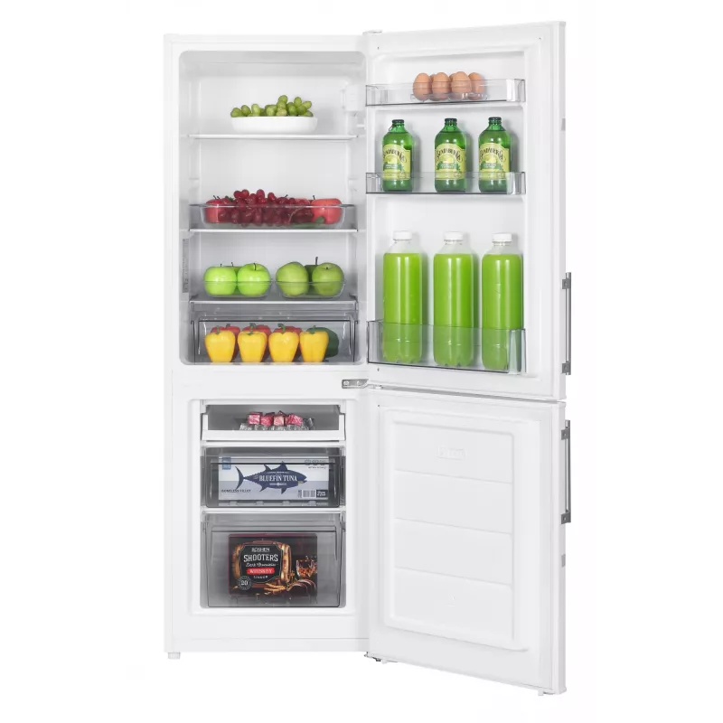 Freistehender Kühlschrank SEVERIN DT 8770 — 173 l Gesamtvolumen, 121 l Kühlteil, 52 l Gefrierteil, weiß
