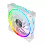 Akasa SOHO AR 120-mm-Gehäuselüfter mit adressierbarem RGB, weiß
