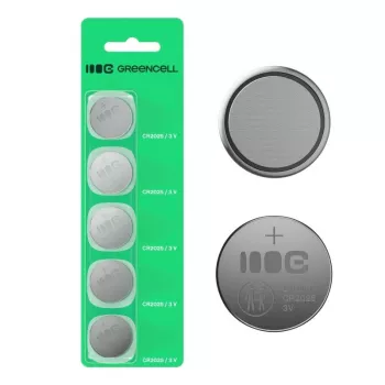 Green Cell CR2025 Lithium-Batterie 3V 160mAh Knopfzelle