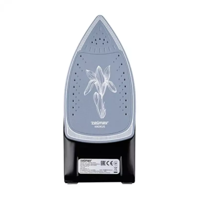 Zelmer Krokus ZIR3220 Dampfbügeleisen, 3000 W, 200 g Dampfstoß, Keramik-Bügelsohle, blau