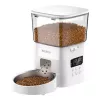 Automatischer Futterspender Rojeco 2L Tastenversion, 2 Liter Weiß