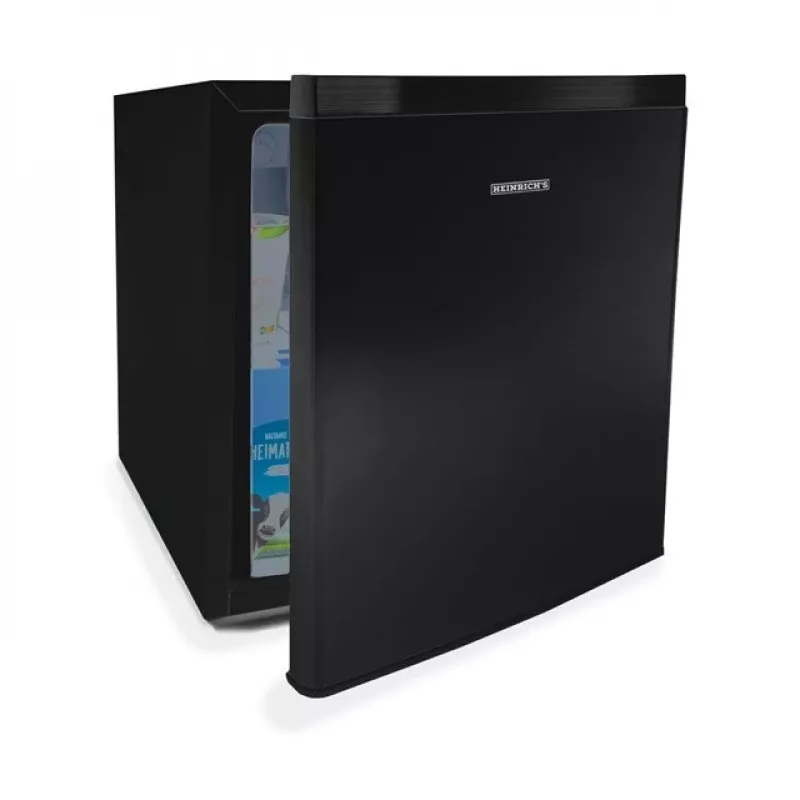 Kühlschrank HEINRICH'S HKB 4188 SW Schwarz – 45 L, Klasse E, 39 dB, umkehrbare Tür