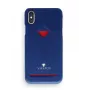 Karten-Slot-Rückenschale VixFox für iPhone 7/8 Plus – marineblau, rückseitige Schutzhülle mit Kartenfach