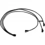 Alphacool 18681 Y-Splitter 4-Pin auf 3x 4-Pin PWM Kabel 60 cm, schwarz