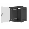 Lanberg WF10-2306-10B 10" Wandschrank (Rack) 6U, 280×310 mm, Glastür, 20 kg, schwarz (RAL 9004)