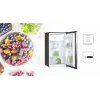 Freistehender Kühlschrank MPM 112-CJ-16/AA — 82 L Gesamt, 69 L Kühlteil, 11 L Gefrierteil, grau, 480×500×840 mm, wechselbarer Türanschlag, Klasse E