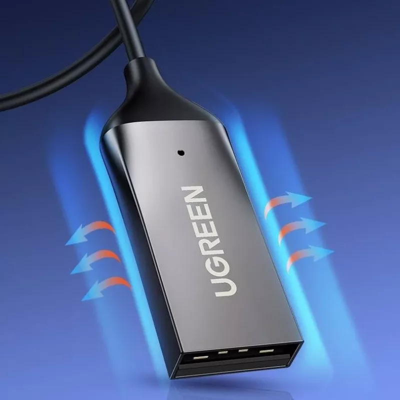 UGREEN CM309 Bluetooth-5.0-Audioempfänger, USB, 3,5-mm-AUX-Klinke, Schwarz