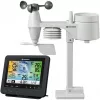 Bresser 7002580 Weather Center 5-in-1 WLAN-Digitalwetterstation mit Profi-Sensor, 5,7″ Display, Netzbetrieb, schwarz