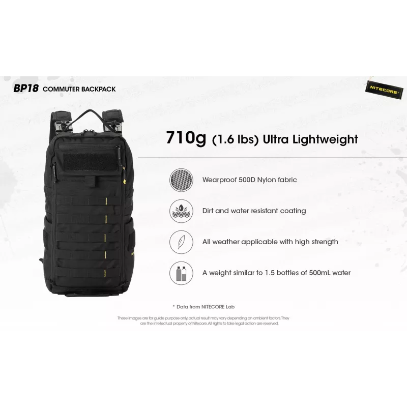 Nitecore BP18 Laptop-Rucksack