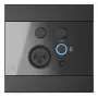 AUDAC WP225/B Wandpanel, XLR-Mikrofon + 3,5-mm-Klinkenbuchse, Bluetooth, schwarz