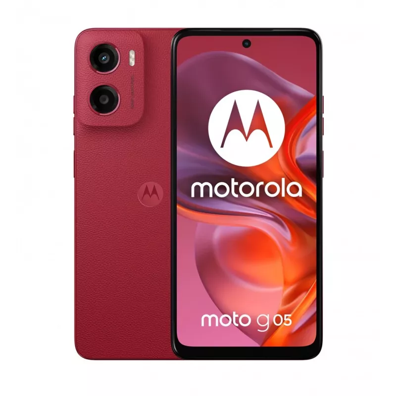 Motorola moto g05 16,9 cm (6,67 Zoll) Dual SIM Android 15 4G USB Type-C 4 GB 256 GB 5200 mAh Rot