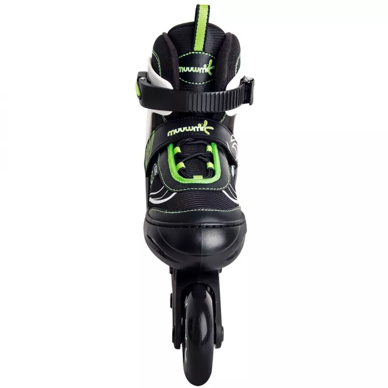 Verstellbare Kinderinliner Gr. 37-40, Inline-Skates grün/schwarz