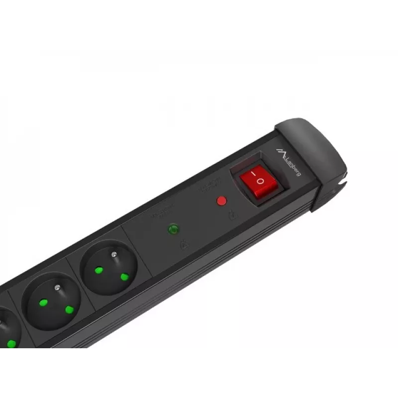 Lanberg SP1-05E-0300-BK Schwarz