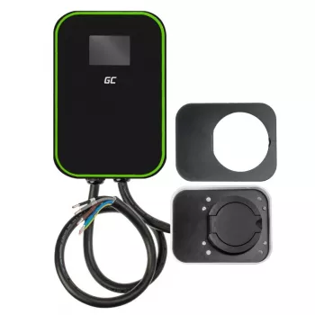 GREEN CELL WALLBOX EV POWERBOX 22KW MIT STECKDOSE & RFID