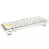 Ducky One 2 Pro Mini White Edition Gaming-Tastatur, RGB LED - Gateron Gelb (US) (DKON2061ST-GUSPDWWTY2)