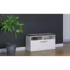Schuhschrankaufsatz e shop RIVA SZAFKA BIEL — geschlossen, weiß, Spanplatte, 850×460 mm
