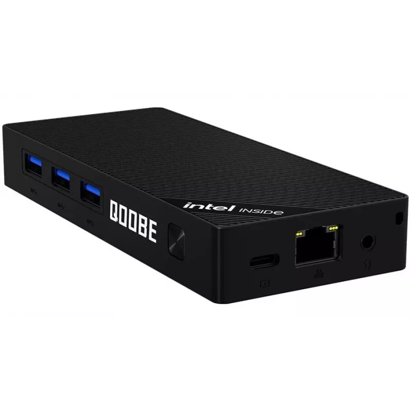 Mini PC Qoobe SUC N150/12GB/SSD 512GB/Win 11 Pro schwarz