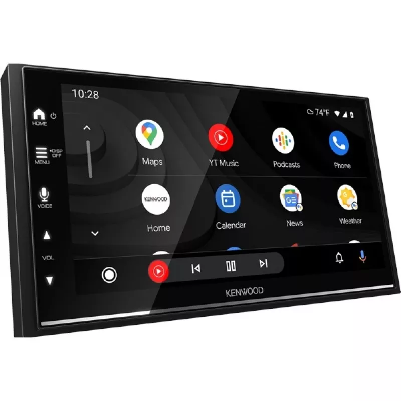 Kenwood DMX7722DABS 2-DIN-Auto-Multimedia-Receiver, 6,8-Zoll-Touchscreen, DAB+, kabelloses CarPlay und Android Auto, WLAN, Bluetooth, 4x50 W, schwarz