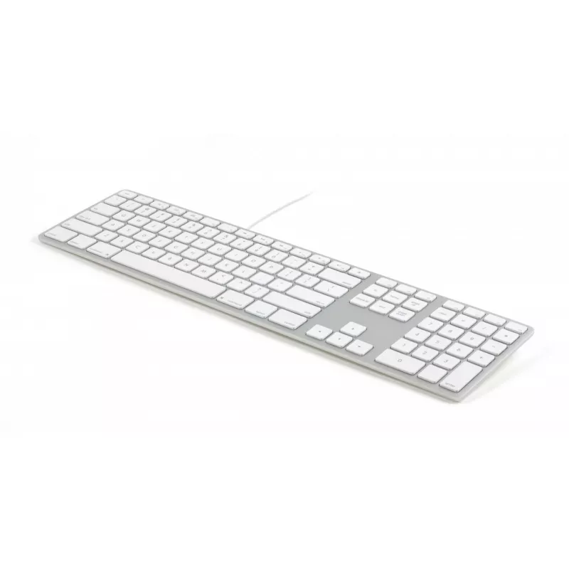 Matias FK318B-UK Aluminium Mac Hub 2xUSB Space Gray — Mechanische Mac-kompatible Tastatur mit integriertem USB-Hub