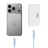 Akyga AK-CH-31 flaches GaN-USB-Ladegerät 65 W, USB-C PD + USB-A, Weiß