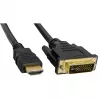 Akyga AK-AV-11 HDMI-auf-DVI-D-Kabel (24+1), 1,8 m, schwarz