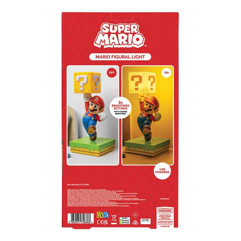 Tischlampe Paladone Super Mario Diorama Light — dekoratives beleuchtetes Diorama für Schreibtisch oder Regal