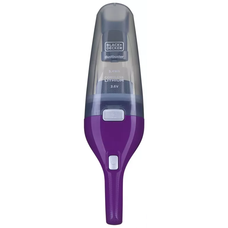 Black & Decker NVC115W Handstaubsauger Grau, Lila ohne Beutel