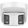 Hikvision DS-2CD2387G2P-LSU/SL (4mm)(C) ColorVu Panorama-Turret-IP-Kamera, 8 MP, 4 mm, 180°, IP67, PoE, Weiß