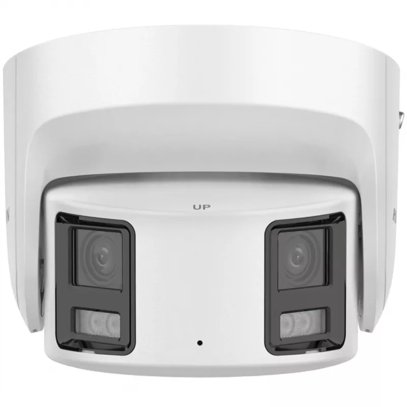 Hikvision DS-2CD2387G2P-LSU/SL (4mm)(C) ColorVu Panorama-Turret-IP-Kamera, 8 MP, 4 mm, 180°, IP67, PoE, Weiß
