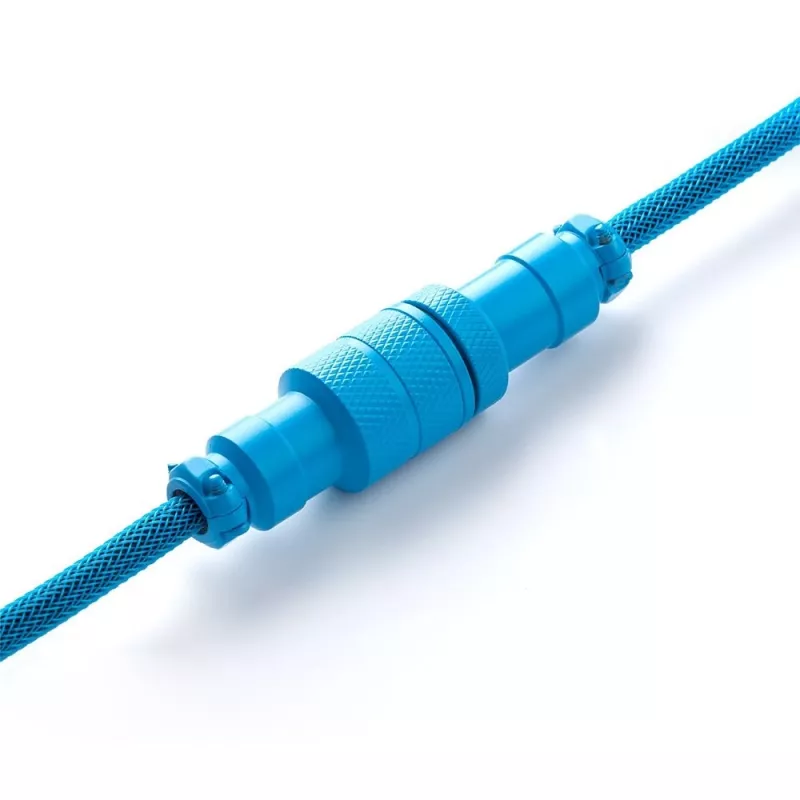 CableMod Classic Spiral-Tastaturkabel CM-CKCA-CK-KK150KK-R, USB-C auf USB-A, 150 cm, Schwarz (Midnight Black)