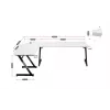GAMING-DESK HUZARO HERO 7.0 WEISS
