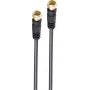 Koaxialkabel ShiverPeaks BS80098-G-128CP-S 10 m F Schwarz