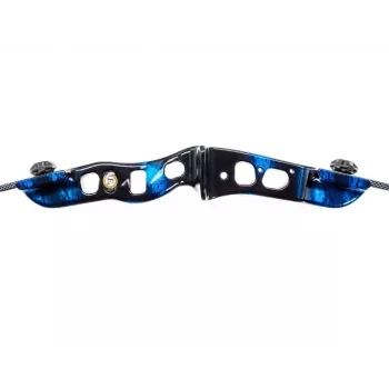 Compoundbogen POE LANG Firestar 25 lbs, Karbon/Aluminium-Konstruktion, 740 mm Länge, 3 Pfeile & Auflage