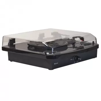 Denver VPL-230B Plattenspieler mit BT und USB zum Digitalisieren von Schallplatten schwarz