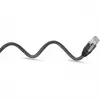 Ethernet-Kabel USB-C 3.2 Gen2 Stecker > RJ-45 Stecker, LAN-Adapter schwarz/Silber, 3 Meter, geflochtenes Textilmantel