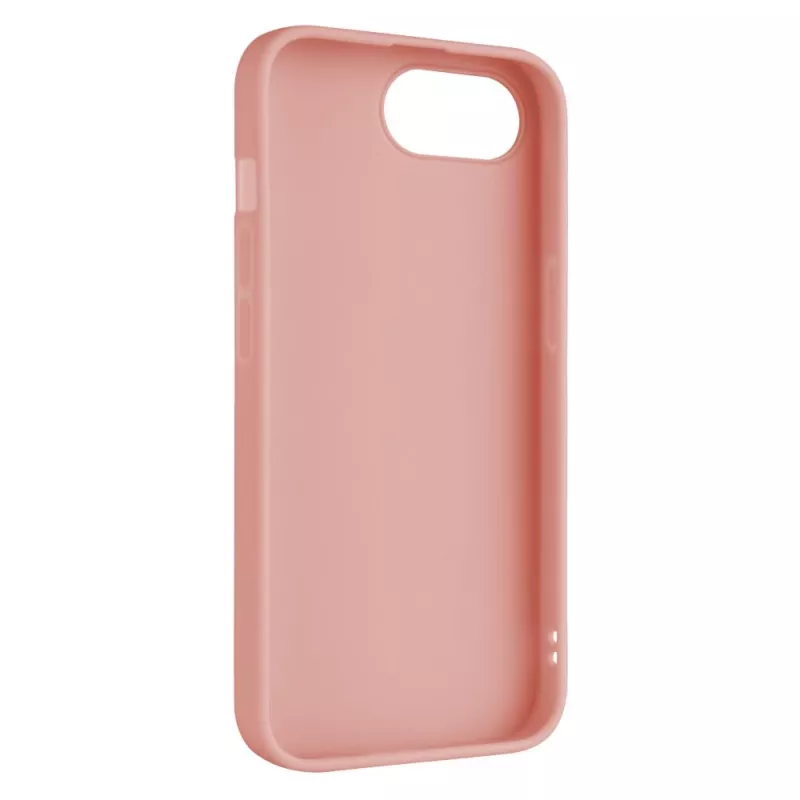 Handy-Rückabdeckung FIXED für Apple iPhone 16e, Gummi, Pink