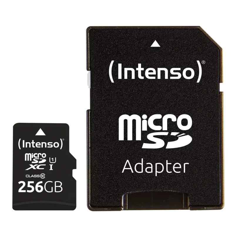 Flash Memory Intenso 256GB UHS-I MicroSD Karte