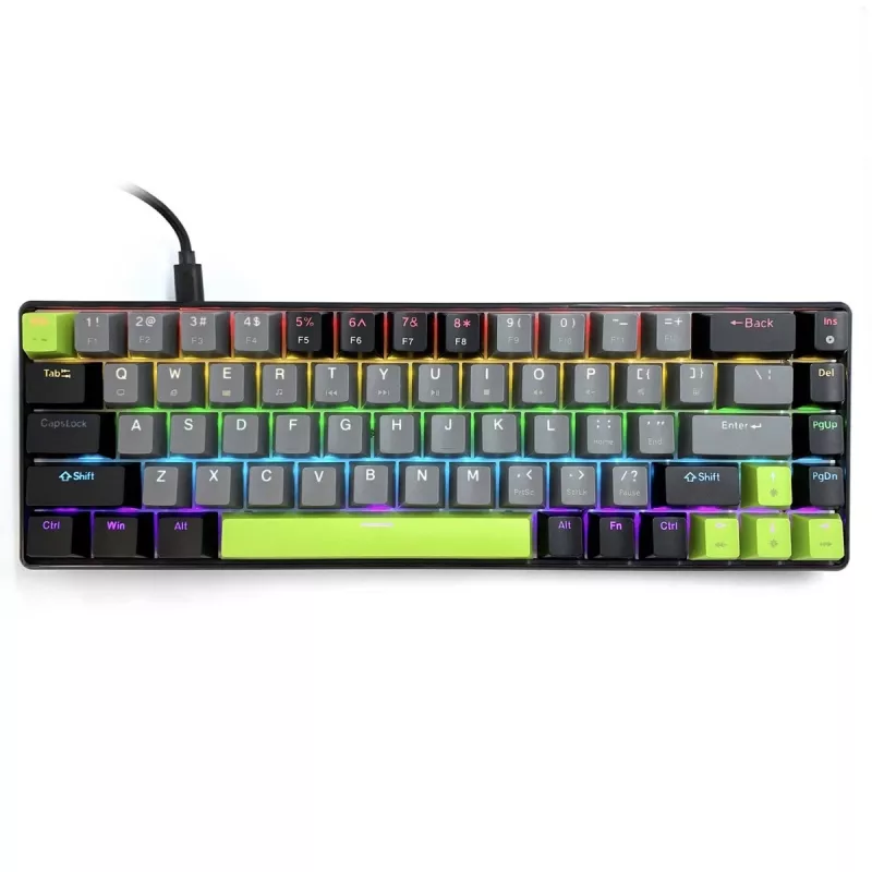 Media-Tech MT1260 Red Core MX60 mechanische 60-%-Tastatur