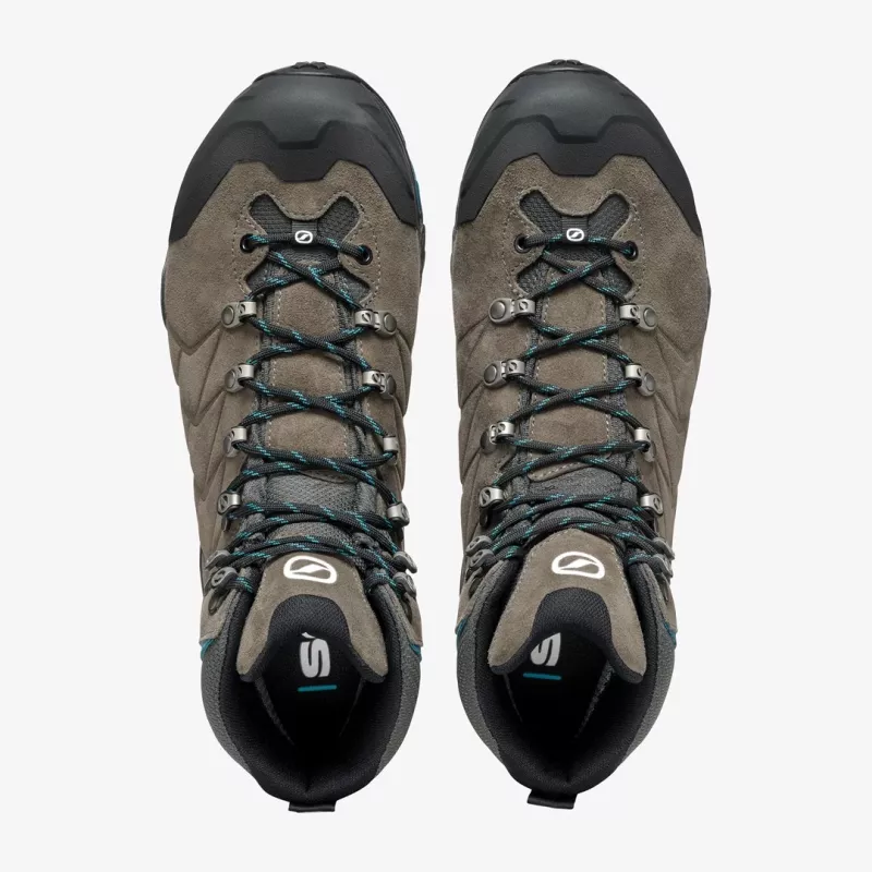 Scarpa ZG Trek GTX Wanderschuhe, Titanium/Lake Blue, Größe 45,5